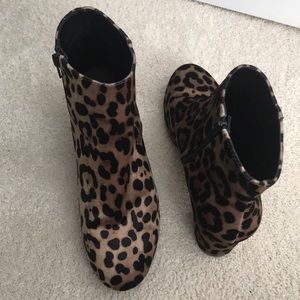 A New Day “Valerie” microsuede booties